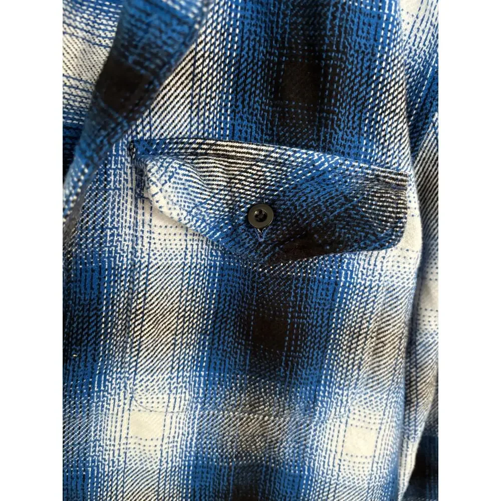 American Eagle Outfiters 100% Cotton Flannel Shirt Shacket Grunge Skater